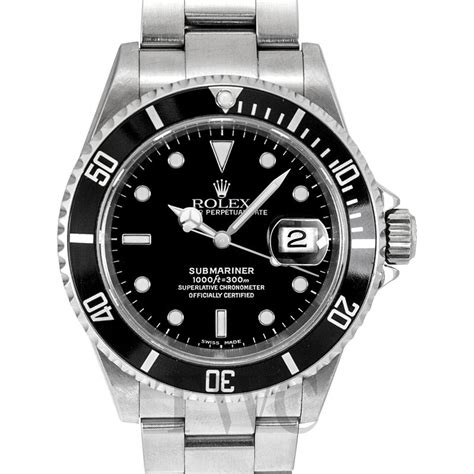 rolex submariner black 02523h18|rolex submariner date.